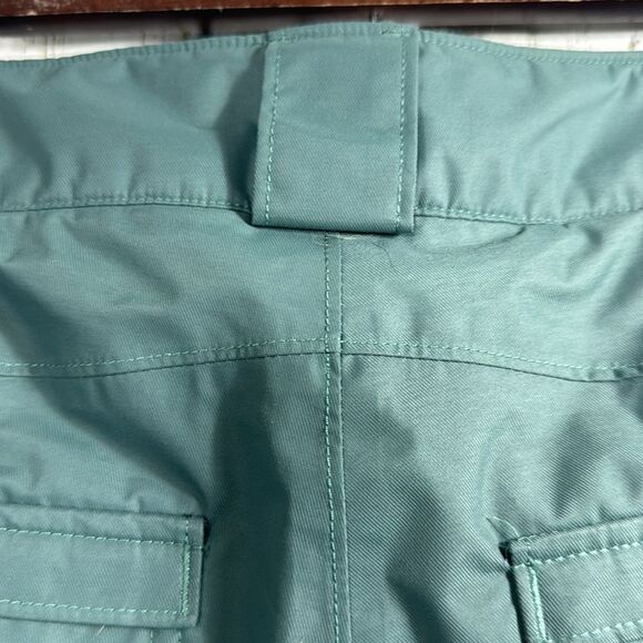 Columbia Insulated Arctic Trip Snow Omni Tech Waterproof Green Winter Pants - Picture 10 of 16